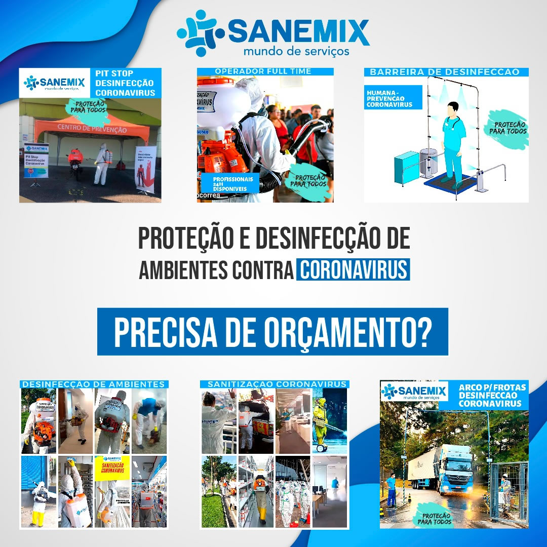 Desinfecção Coronavírus